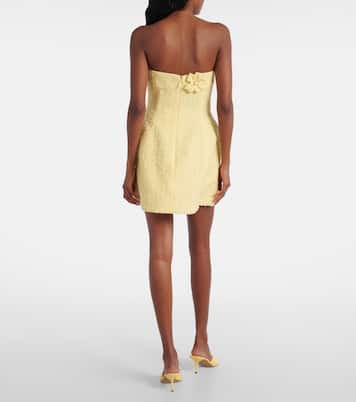 Rosario tweed bustier dress | Leo Lin