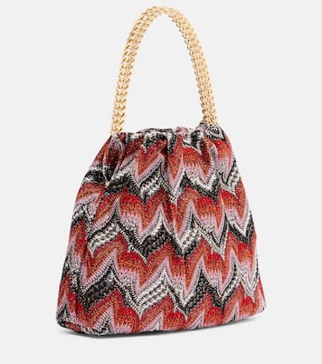 حقيبة كلاتش بنقشة زك زاك | Missoni