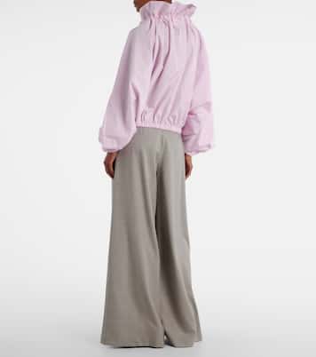 Blusa Iconic de popelín de algodón con lazo | Patou