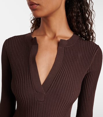 Genna ribbed-knit midi dress | Simkhai