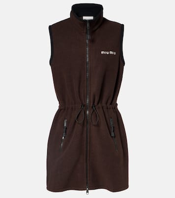 Minikleid aus Fleece | Miu Miu