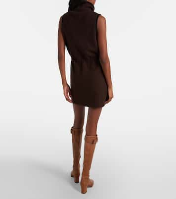 Minikleid aus Fleece | Miu Miu