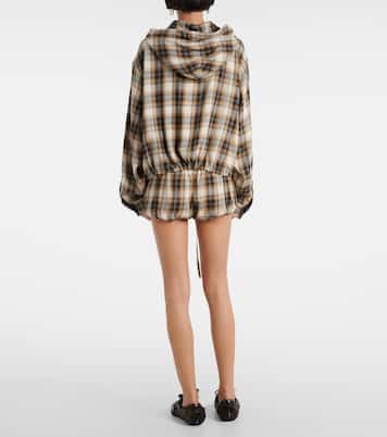 Cropped-Hemd mit Kapuze | Acne Studios