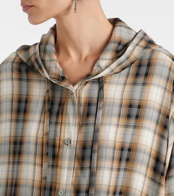 Cropped-Hemd mit Kapuze | Acne Studios