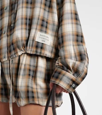 Cropped-Hemd mit Kapuze | Acne Studios