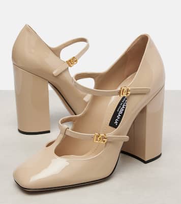 DG 105 patent leather Mary Jane pumps | Dolce&Gabbana