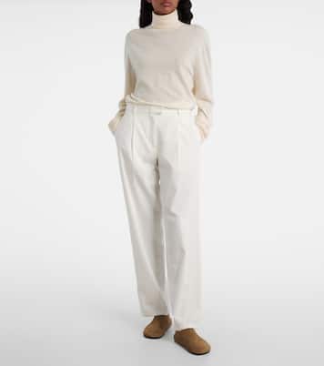 Lizzy cashmere turtleneck sweater | The Row