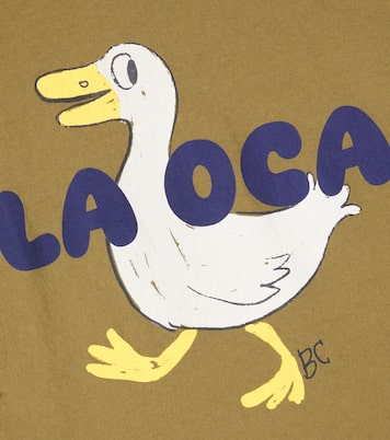 T-shirt La Oca in jersey di cotone con stampa  | Bobo Choses
