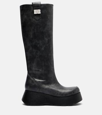 Kat platform knee-high boots | Ganni