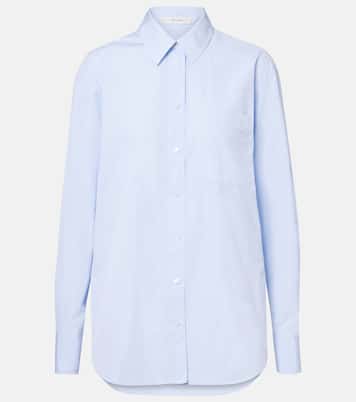 Gavina cotton chambray shirt  | The Row