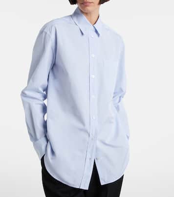 Gavina cotton chambray shirt  | The Row