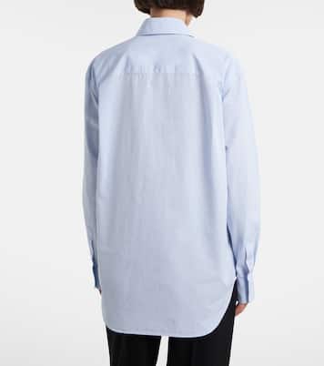 Gavina cotton chambray shirt  | The Row