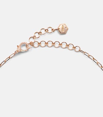 Choker aus 18kt Roségold mit Diamanten und Saphiren | Shay Jewelry