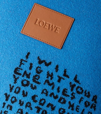 x Louis Wain – Coussin en jacquard de laine | Loewe