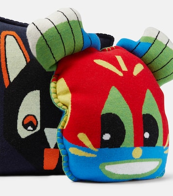 x Louis Wain – Coussin en jacquard de laine | Loewe