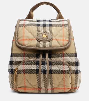 Mini Burberry Check backpack | Burberry