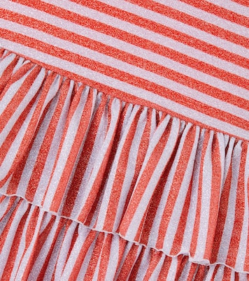 Striped lamé dress | Oséree Kids