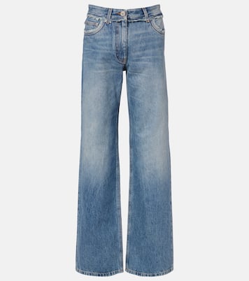 Mid-rise wide-leg jeans | Versace