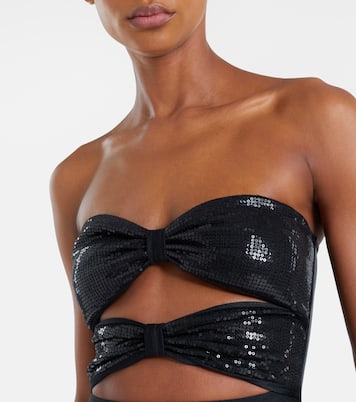 Cutout sequined swimsuit | Adriana Degreas