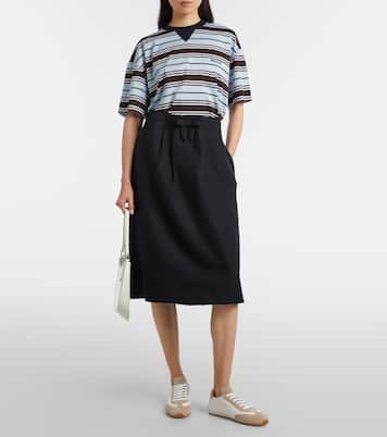 Zapatillas de piel con ante | Prada