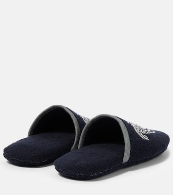 Medusa cotton terry slippers | Versace Home