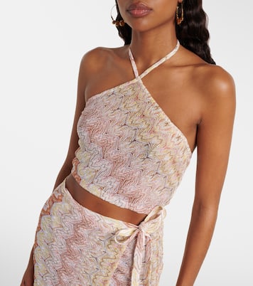 Lamé crop top | Missoni