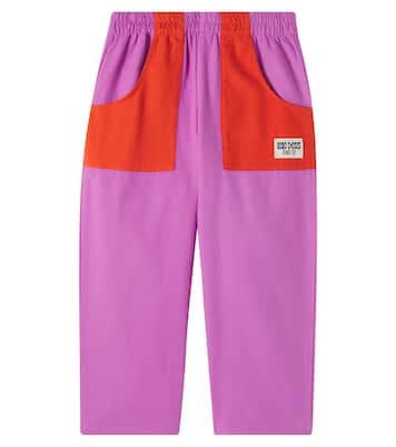 Bobo Choses colorblocked cotton pants | Bobo Choses