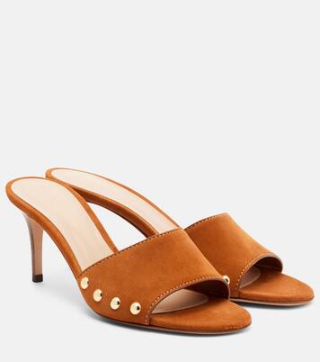 Embellished suede sandals | Gianvito Rossi