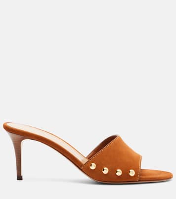 Embellished suede sandals | Gianvito Rossi