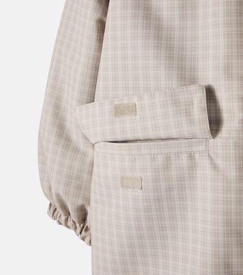 Alke checked parka | Wheat