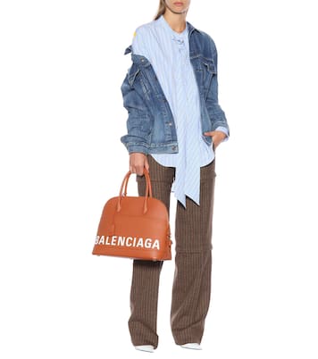 Camisa de algodón de rayas Swing | Balenciaga