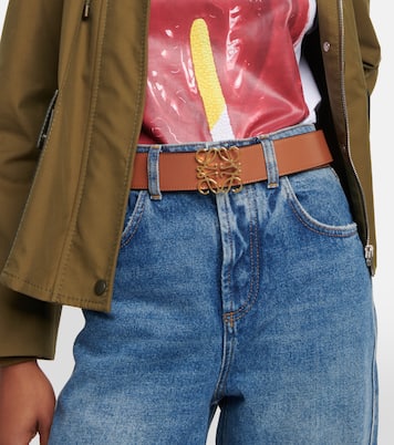 Cintura reversibile Anagram in pelle | Loewe