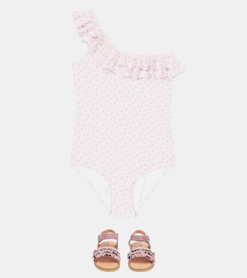 Baby Keira one-shoulder swimsuit | Melissa Odabash Kids