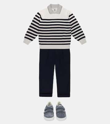 Striped cotton sweater | Brunello Cucinelli Kids