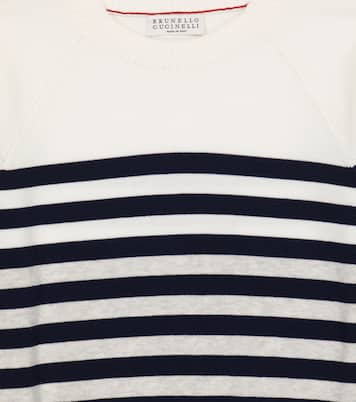 Striped cotton sweater | Brunello Cucinelli Kids