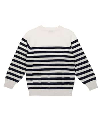 Striped cotton sweater | Brunello Cucinelli Kids