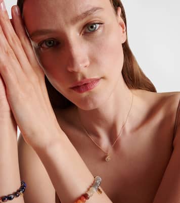 Collier Nautilus Shell en or 14 ct à pendentif et diamants | Sydney Evan