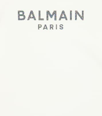 Kleid aus einem Baumwollgemisch | Balmain Kids