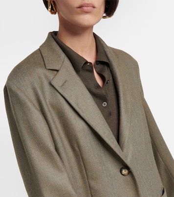Cashmere and alpaca wool blazer | Loro Piana