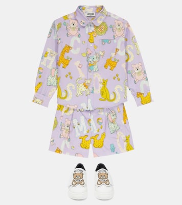 Leather sneakers | Moschino Kids