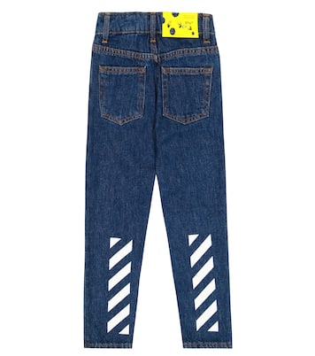 Jeans slim con stampa | Off-White Kids