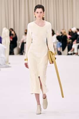 Abito lungo in misto lana | Jil Sander