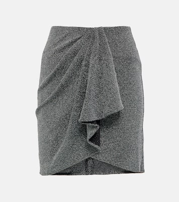 Bergen Lurex® jersey ruffled miniskirt | Marant Etoile