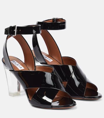 Sandali in pelle con occhielli | Alaïa
