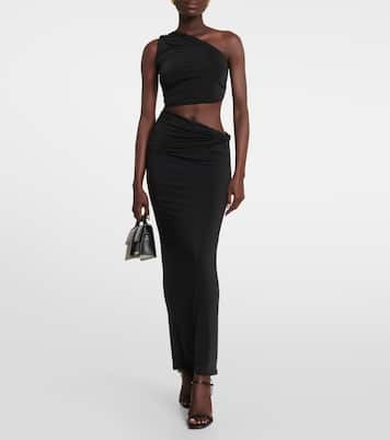 Abito lungo monospalla Yana con cut-out | Jade Swim