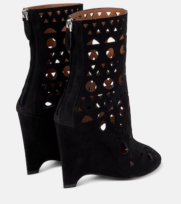 Botines con cuña Vienne de ante | Alaïa