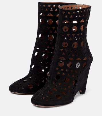 Botines con cuña Vienne de ante | Alaïa
