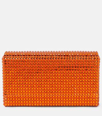 Clutch Superamini Paloma con cristalli | Amina Muaddi