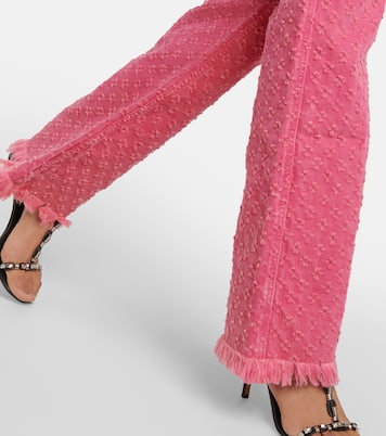 High-rise straight eyelet jeans | Isabel Marant