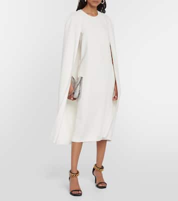 Cape midi dress | Stella McCartney